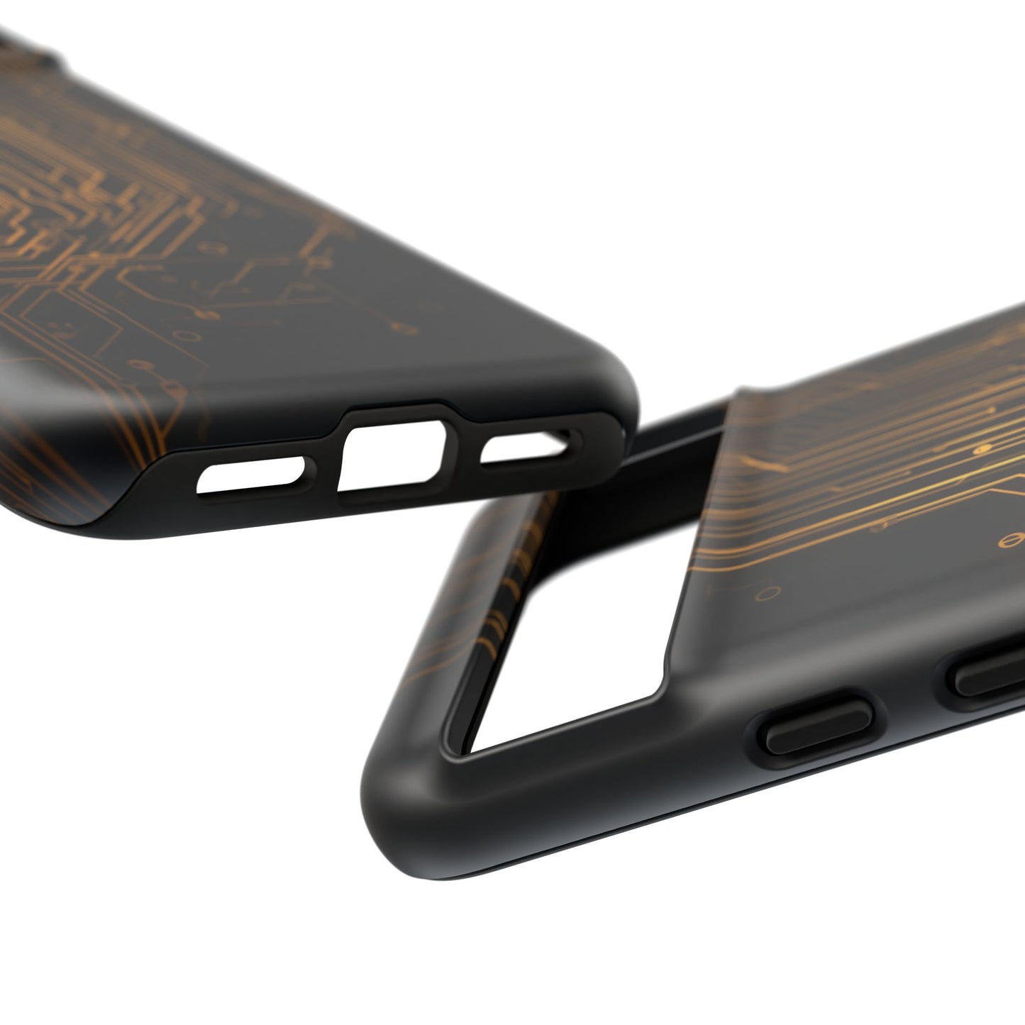 Google Pixel Case - Gold Circuit Board