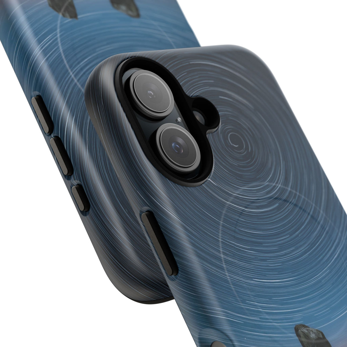 iPhone Star Trails Over Ancient Stones Premium MagSafe Case