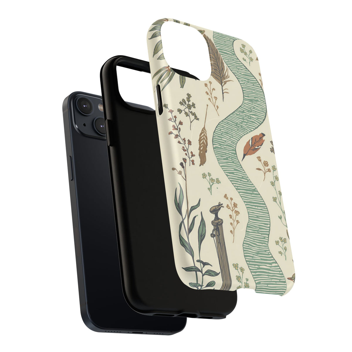 iPhone Canal-Side Botanical Premium MagSafe Case