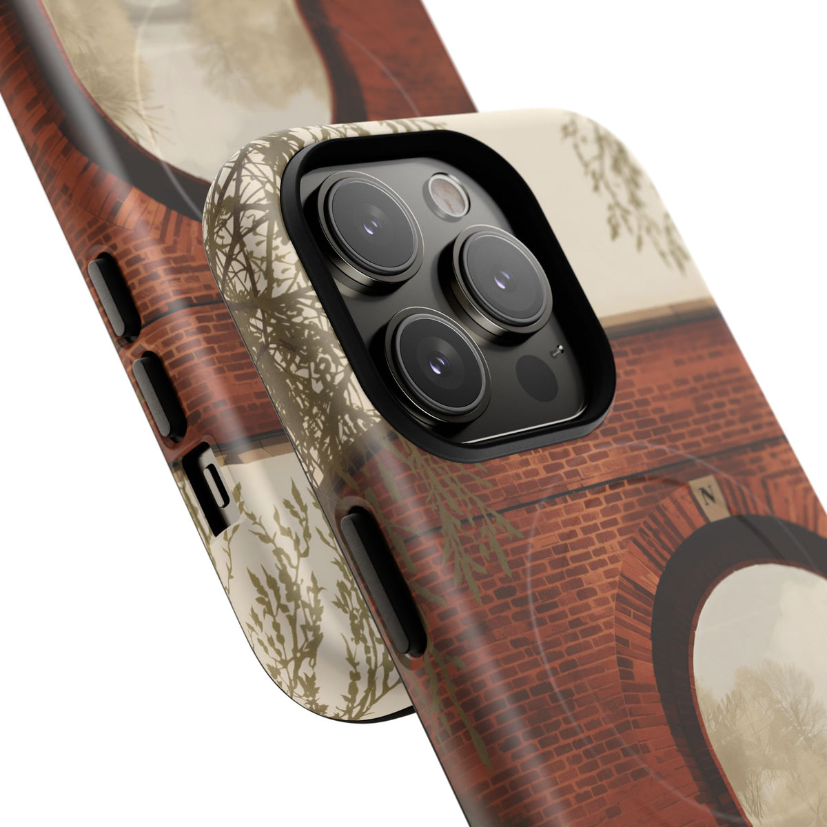 Willow Canal Bridge Passage iPhone Case – Heritage Waterway Design