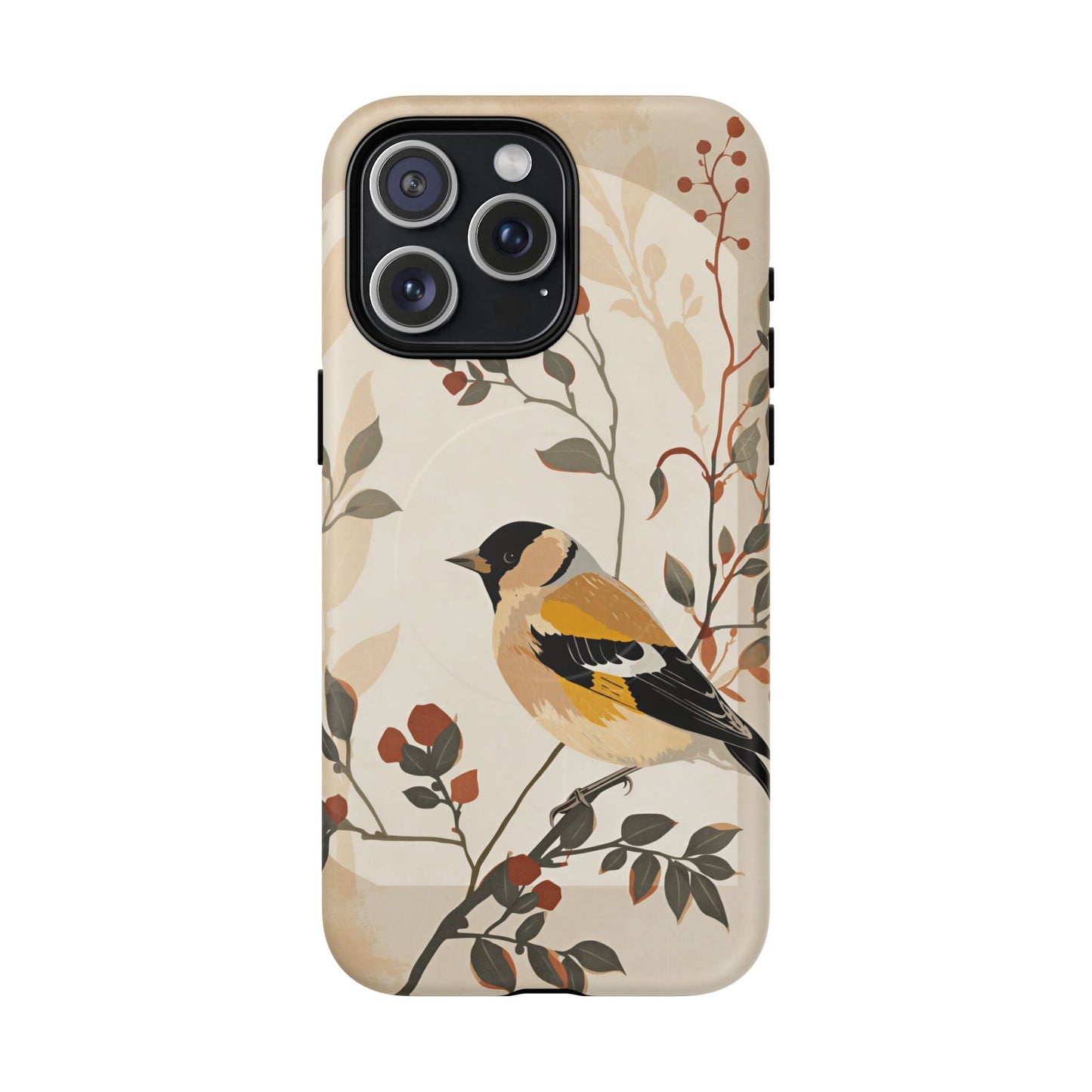 iPhone Floral Goldfinch Premium MagSafe Case