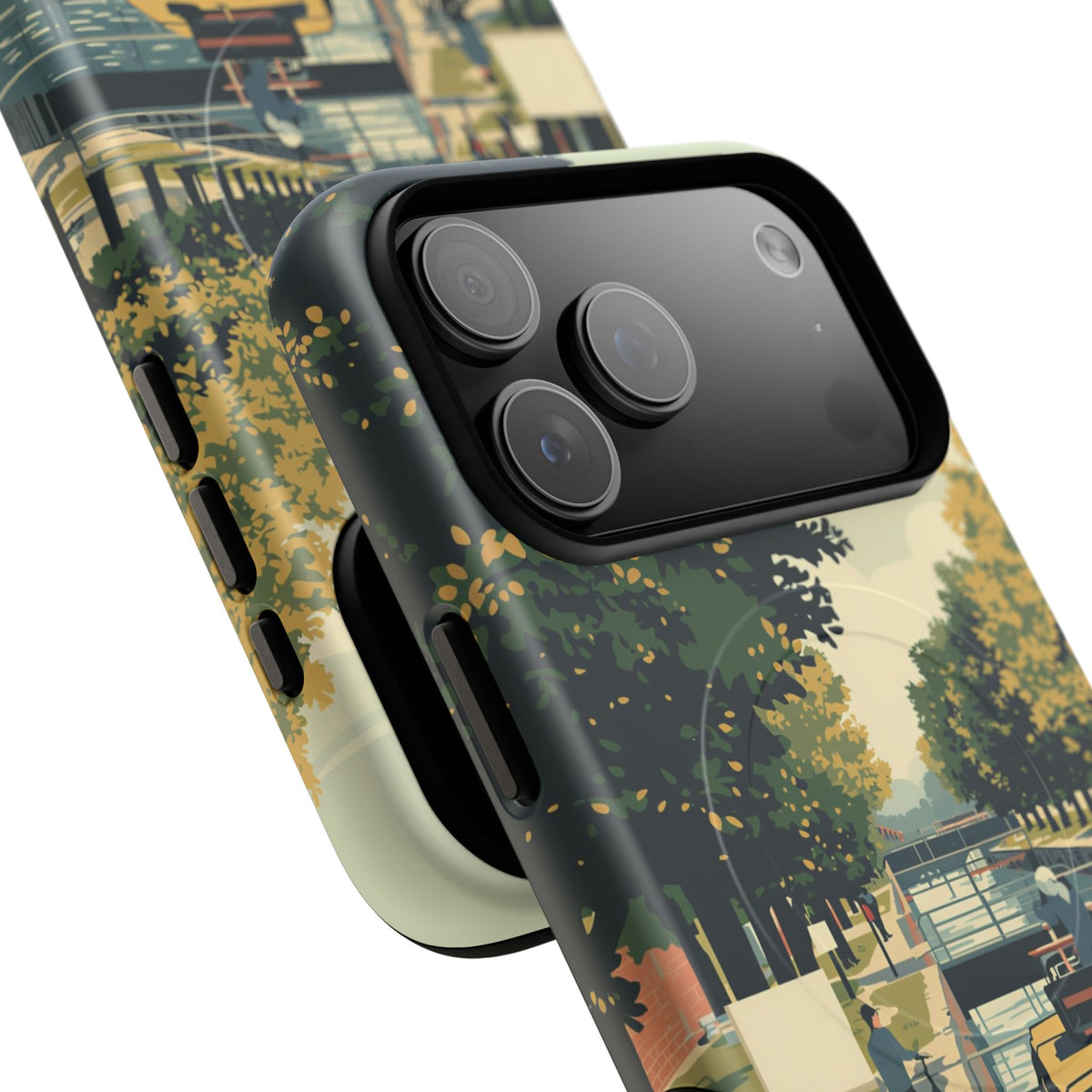 iPhone Towpath Lock Audience Premium MagSafe Case