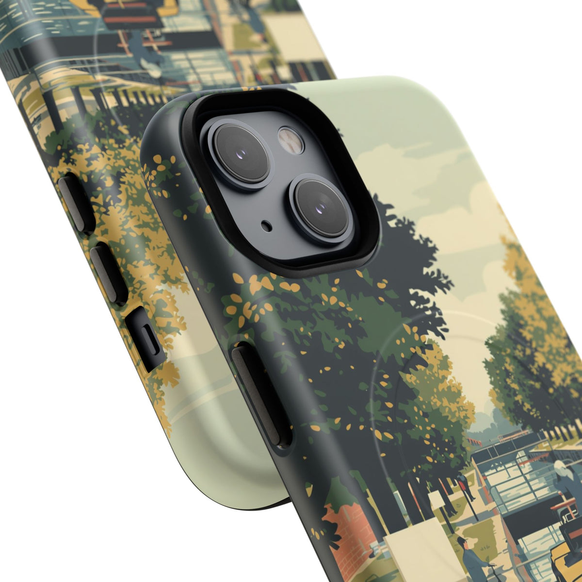 iPhone Towpath Lock Audience Premium MagSafe Case