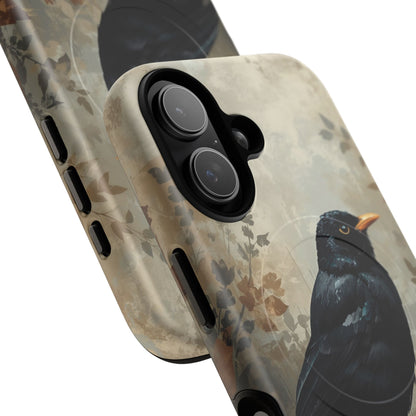 iPhone Moody Blackbird Premium MagSafe Case