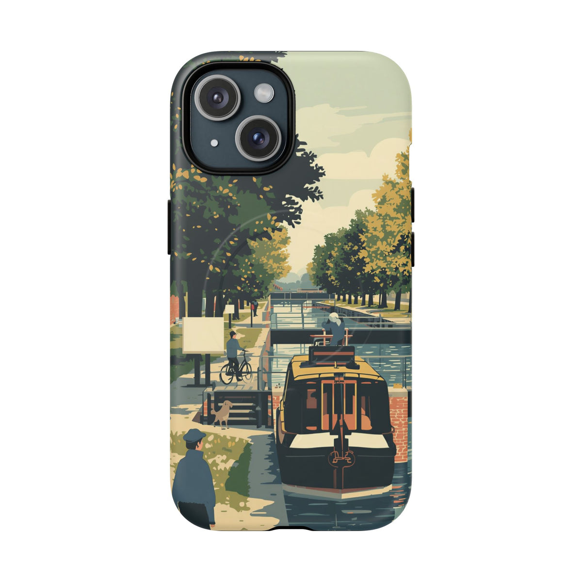iPhone Towpath Lock Audience Premium MagSafe Case