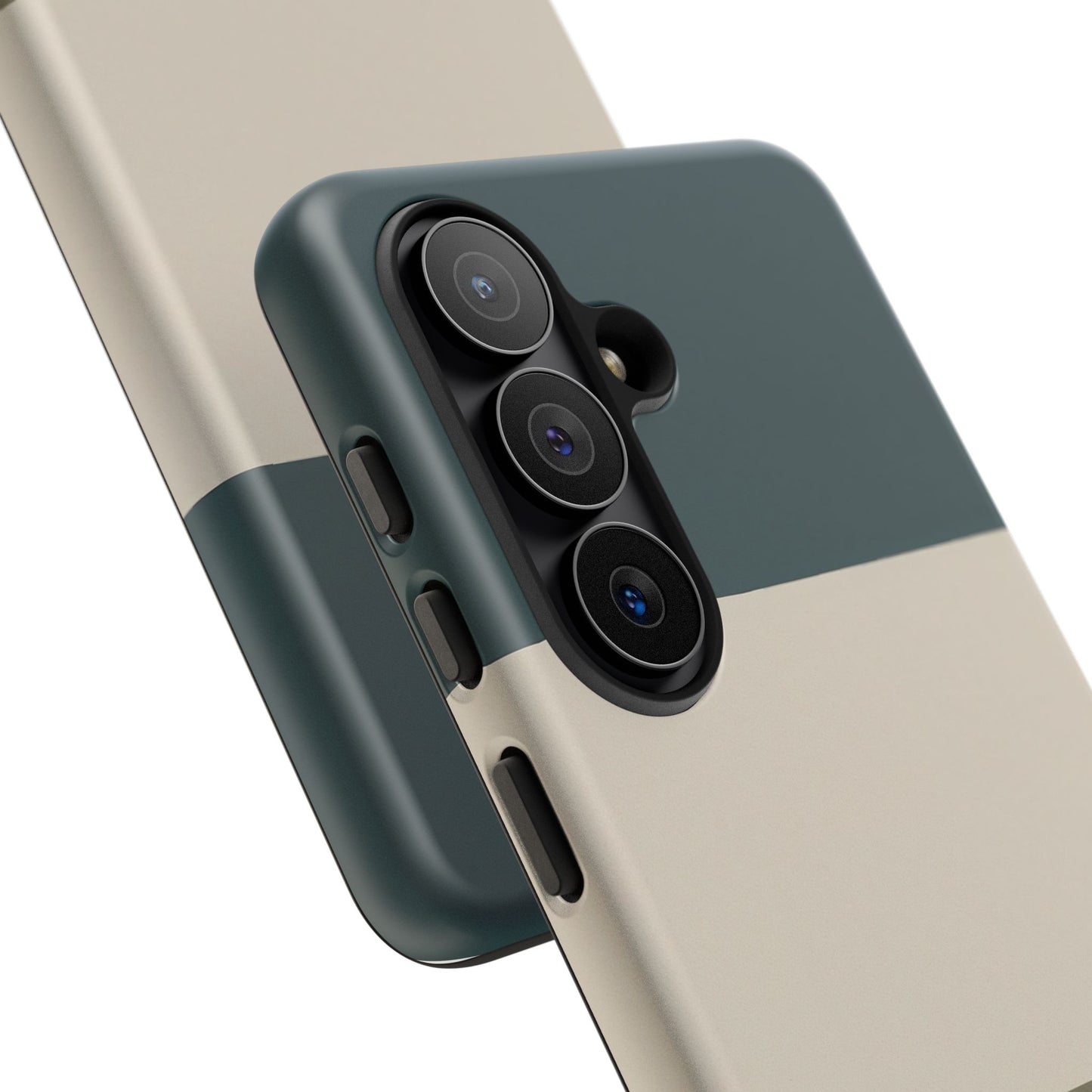 Samsung Galaxy Minimal Neutral Colour Block Phone Case - Matte Tough Protective Cover