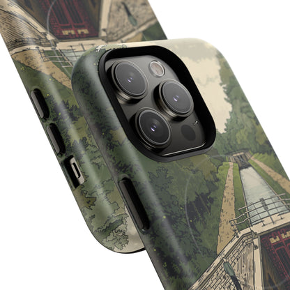 iPhone Heritage Canal Lock Flight Premium MagSafe Case