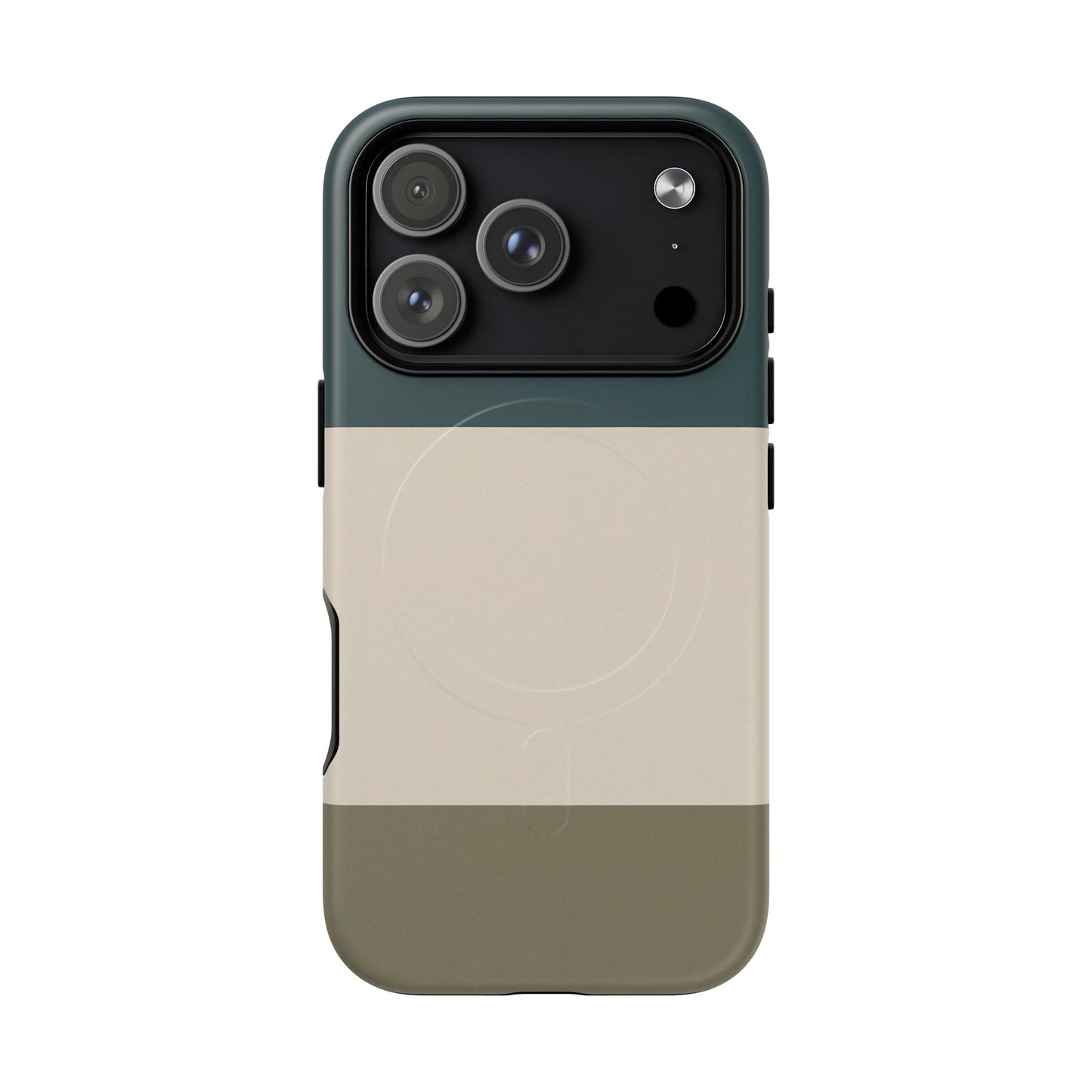 Nordic Coast Colour-Block iPhone Case - Luxury Shockproof MagSafe® Compatible Tough Cover