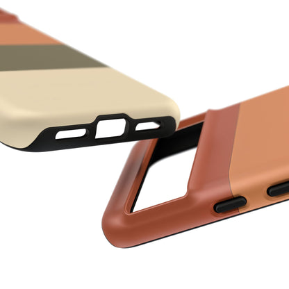 Google Pixel Case - Earth Tone Block Stripe