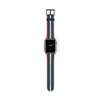 Monaco Stripe Apple Watch Strap - Classic Motorsport Watch Band