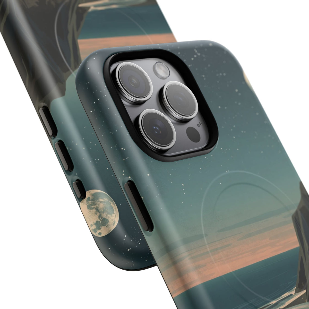 iPhone Moonlit British Cliffs Premium MagSafe Case