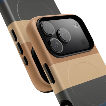 Retro Marina Colour-Block iPhone Case - Luxury Shockproof MagSafe® Compatible Tough Cover