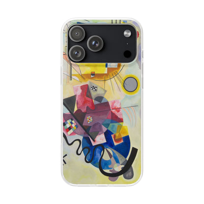Yellow-Red-Blue Abstract Art Phone Case - Kandinsky Modernist Masterpiece