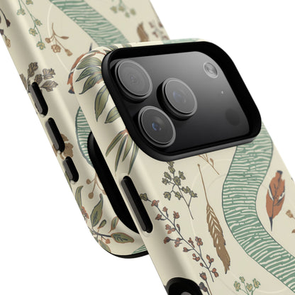 iPhone Canal-Side Botanical Premium MagSafe Case