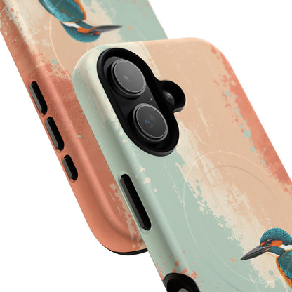 iPhone Bright Abstract Kingfisher Premium MagSafe Case