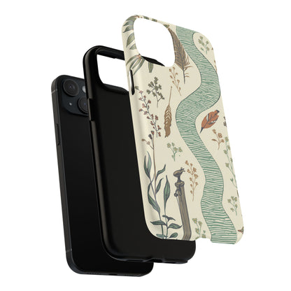 iPhone Canal-Side Botanical Premium MagSafe Case