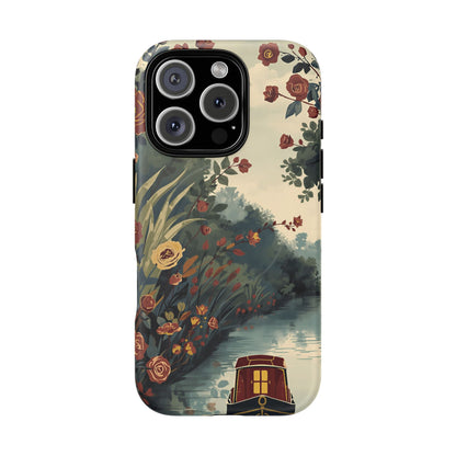 iPhone Porthole Canal Garden Premium MagSafe Case