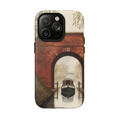 Willow Canal Bridge Passage iPhone Case – Heritage Waterway Design