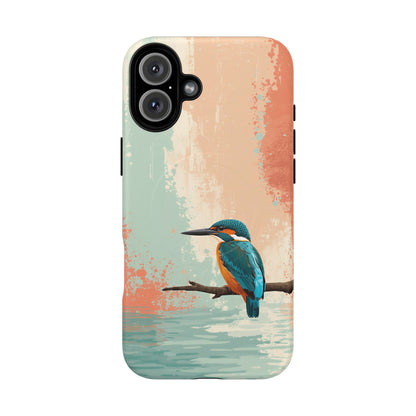 iPhone Bright Abstract Kingfisher Premium MagSafe Case
