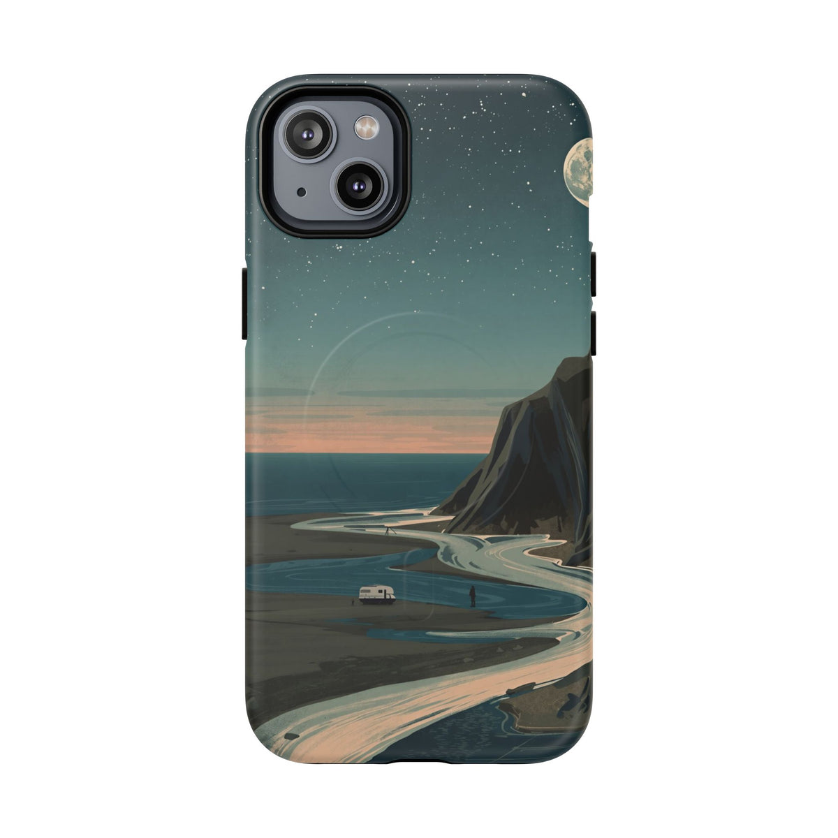 iPhone Moonlit British Cliffs Premium MagSafe Case