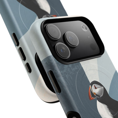 iPhone Abstract Puffin MagSafe Tough Case