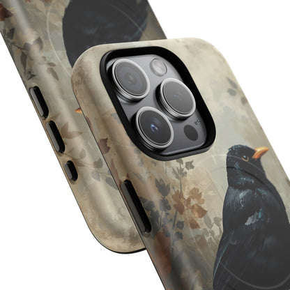 iPhone Moody Blackbird Premium MagSafe Case
