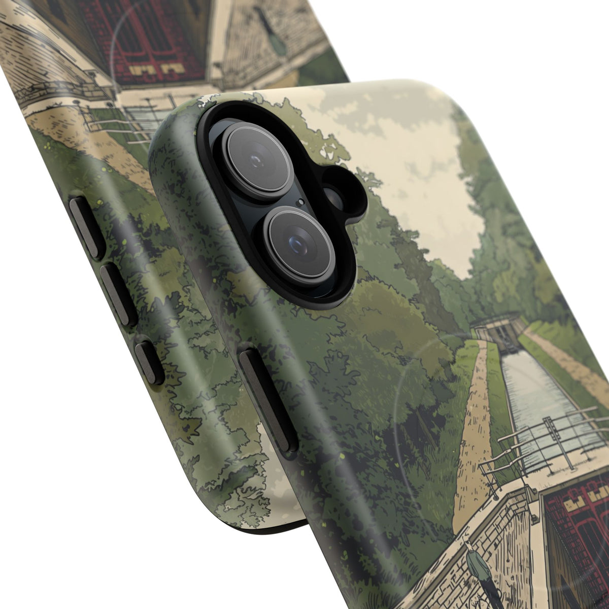 iPhone Heritage Canal Lock Flight Premium MagSafe Case