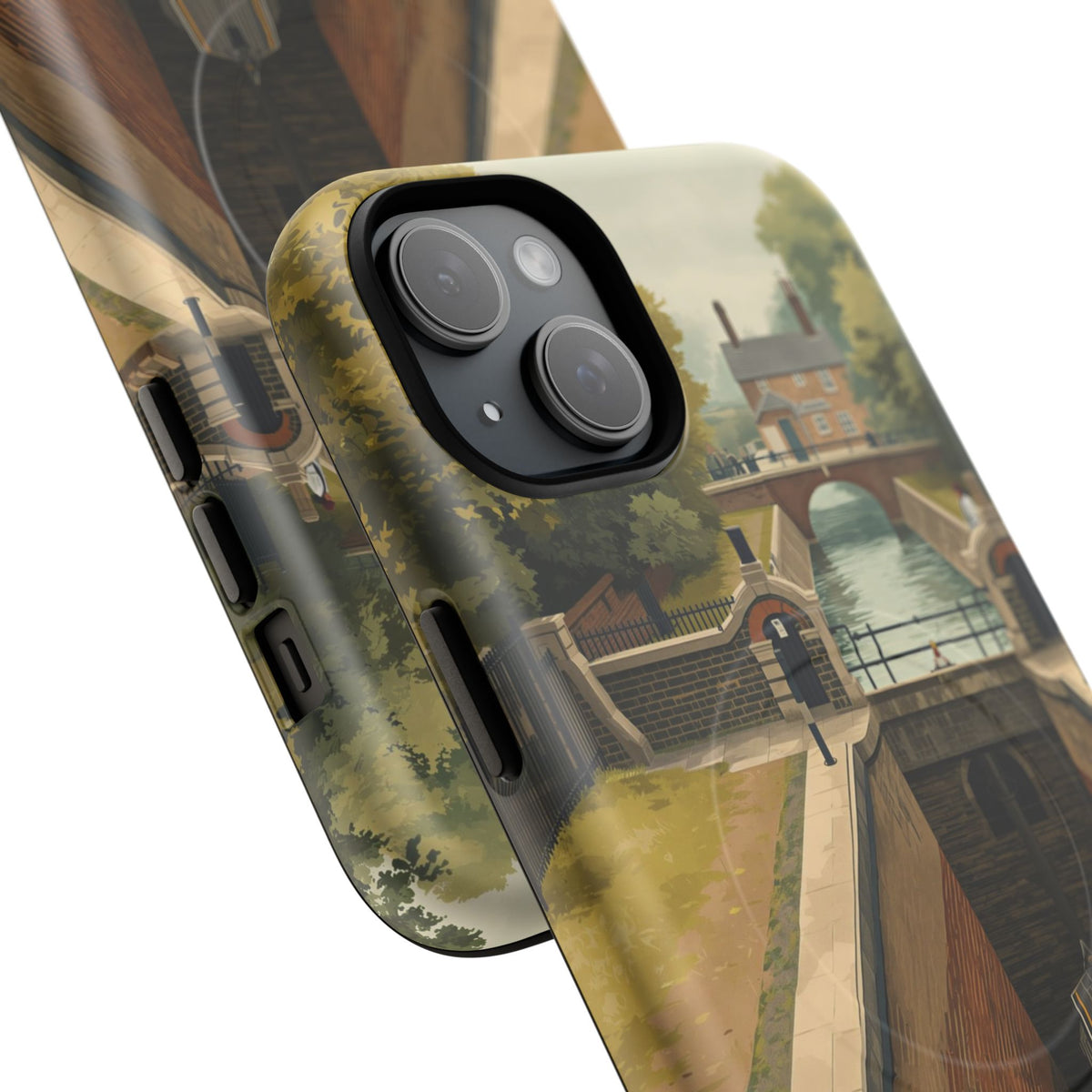 The Lock Keeper’s Vertical Journey Heritage iPhone Case