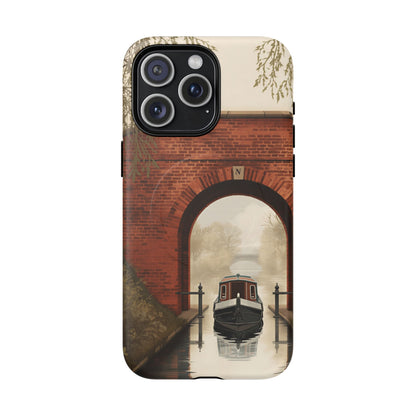 Willow Canal Bridge Passage iPhone Case – Heritage Waterway Design