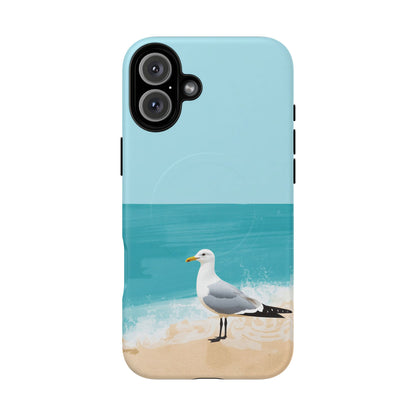 iPhone Coastal Gull Premium MagSafe Tough Case