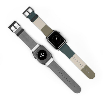 Nordic Coast Apple Watch Strap - Minimal Colour-Block Watch Band
