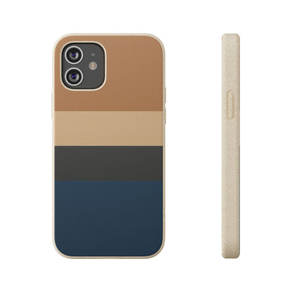 Retro Marina Eco-Friendly iPhone Case - Sustainable Biodegradable Design