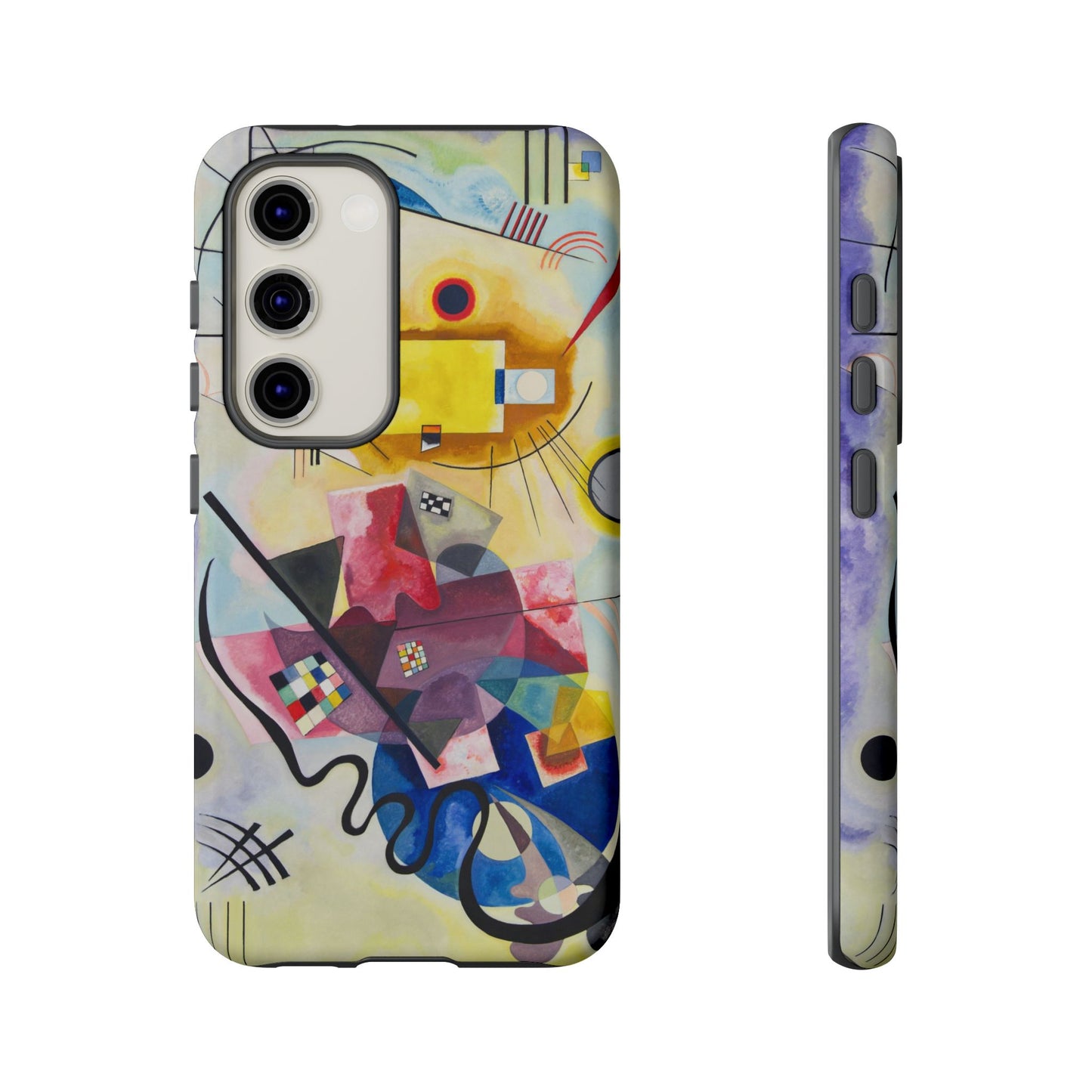 Samsung Galaxy Kandinsky Abstract Art Phone Case - Colourful Matte Tough Protective Cover