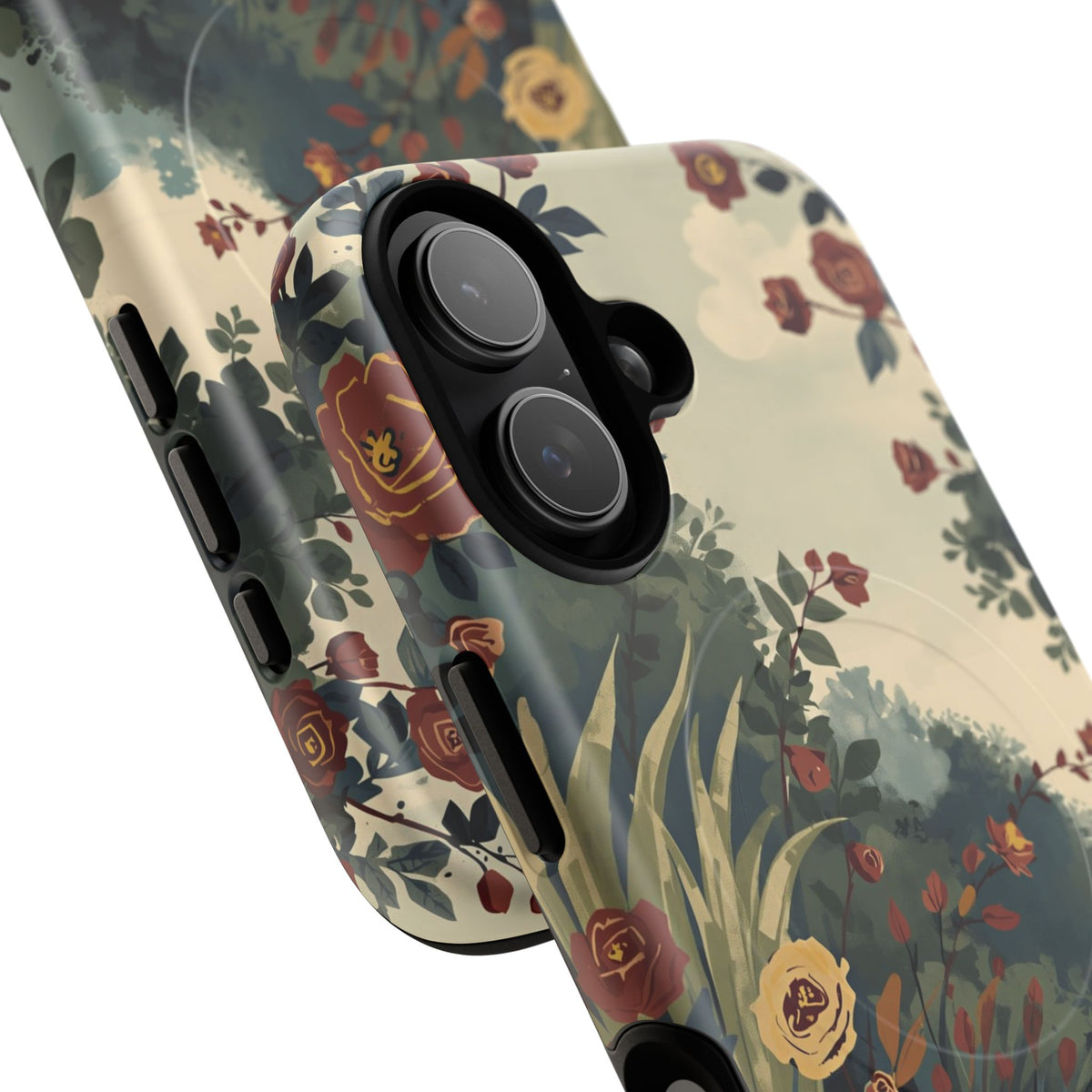 iPhone Porthole Canal Garden Premium MagSafe Case