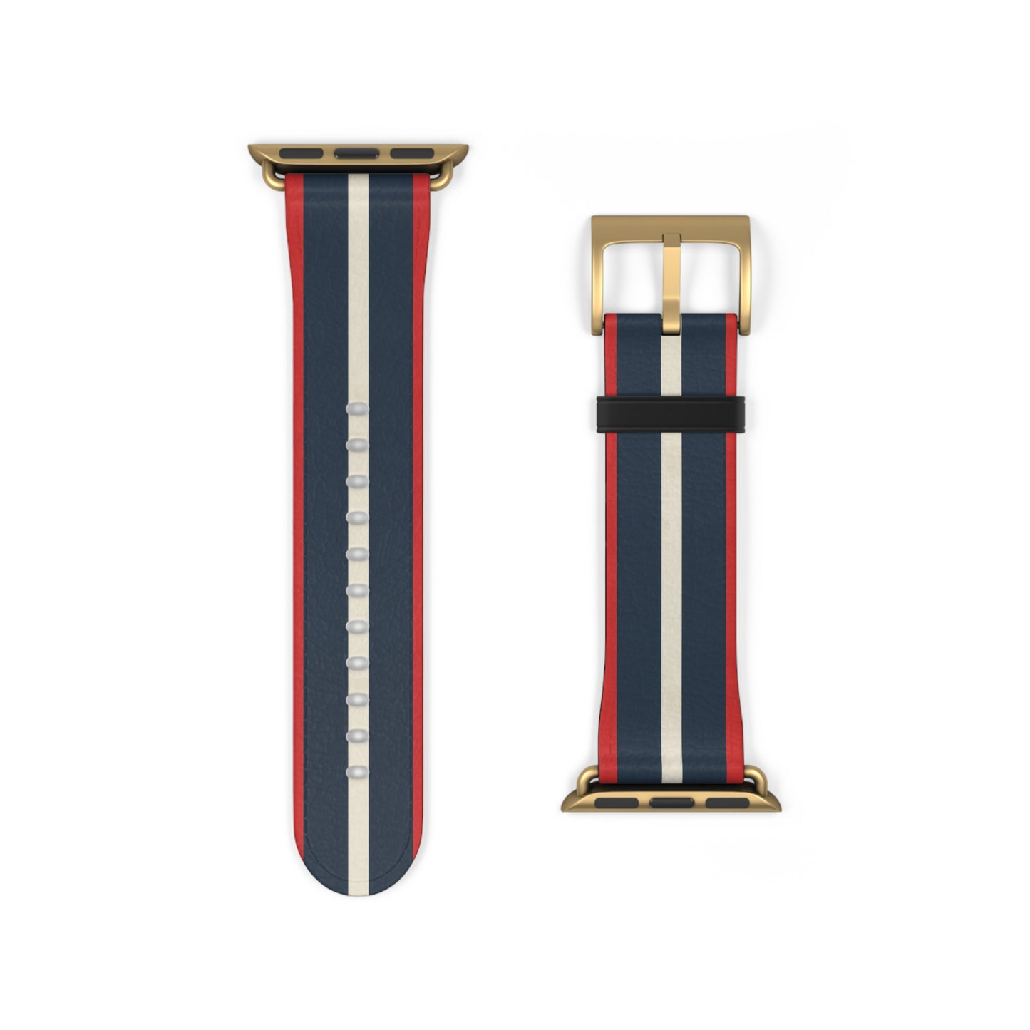 Monaco Stripe Apple Watch Strap - Classic Motorsport Watch Band