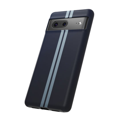 Google Pixel Case - Midnight Racing Stripe Design