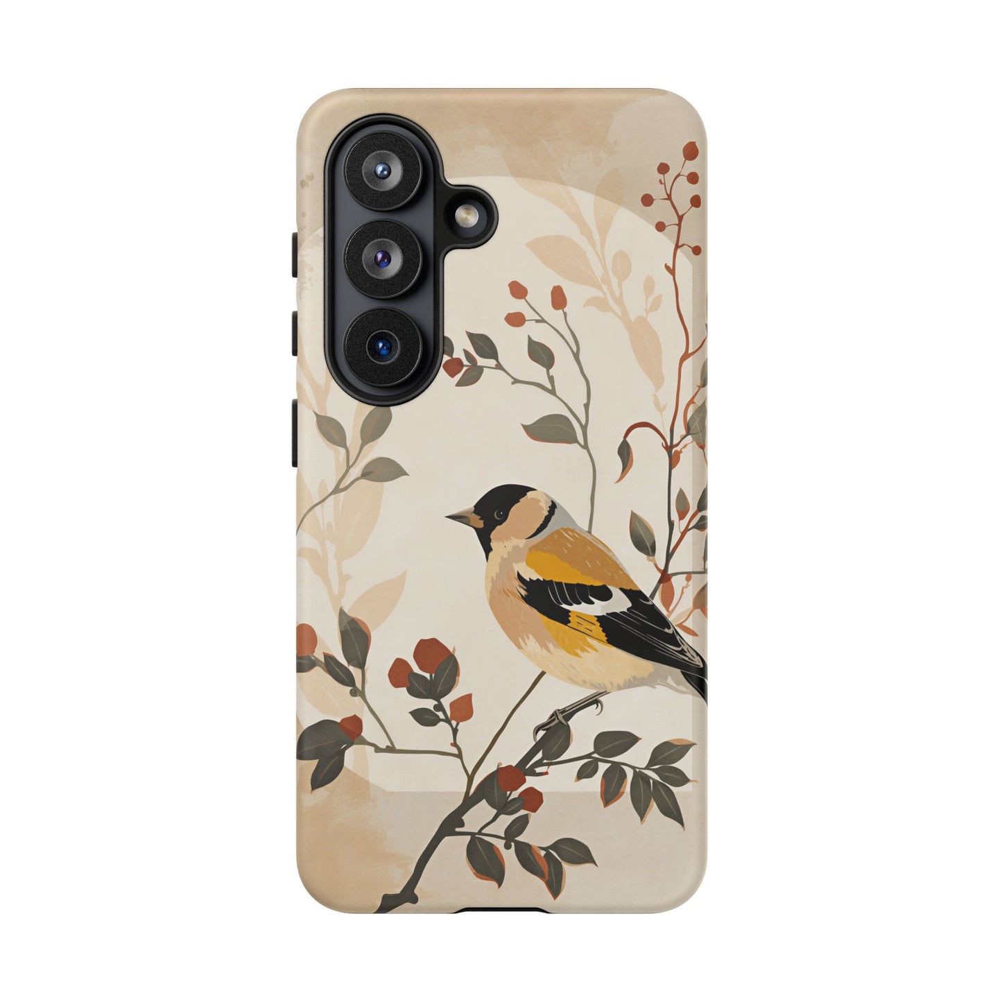 Samsung Galaxy Floral Goldfinch Tough Case