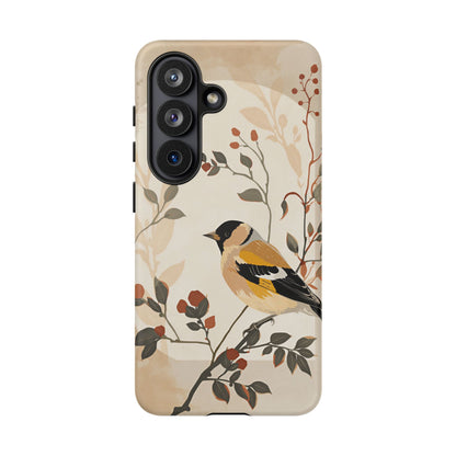 Samsung Galaxy Floral Goldfinch Tough Case