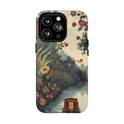iPhone Porthole Canal Garden Premium MagSafe Case