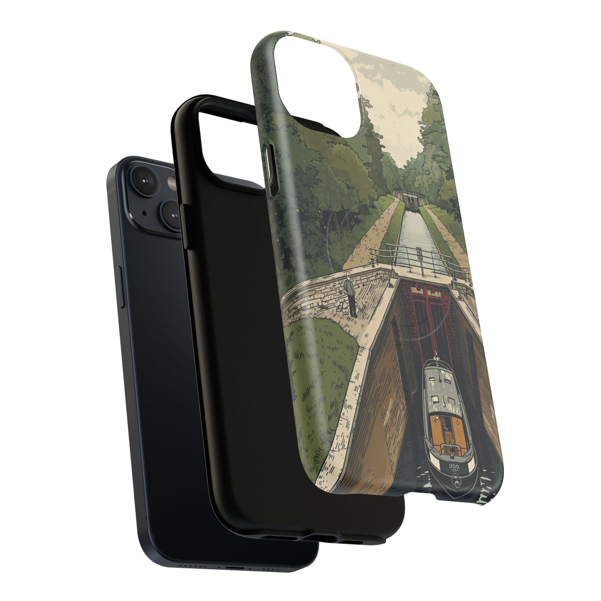 iPhone Heritage Canal Lock Flight Premium MagSafe Case