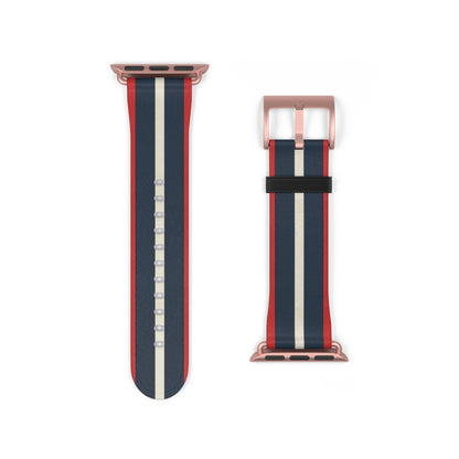 Monaco Stripe Apple Watch Strap - Classic Motorsport Watch Band