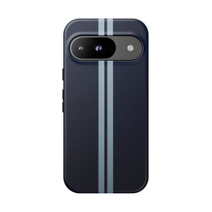 Google Pixel Case - Midnight Racing Stripe Design