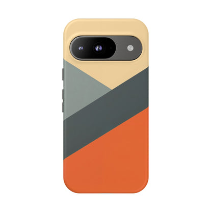 Ember Angle Google Pixel Case - Dual-Layer Shockproof Matte Cover