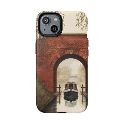 Willow Canal Bridge Passage iPhone Case – Heritage Waterway Design