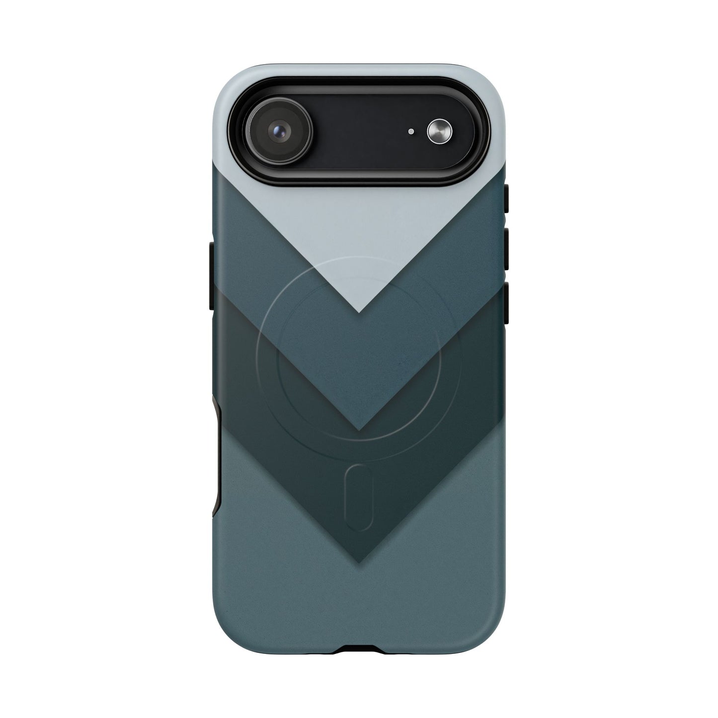 Midnight Chevron iPhone Case - Luxury Shockproof MagSafe® Tough Cover