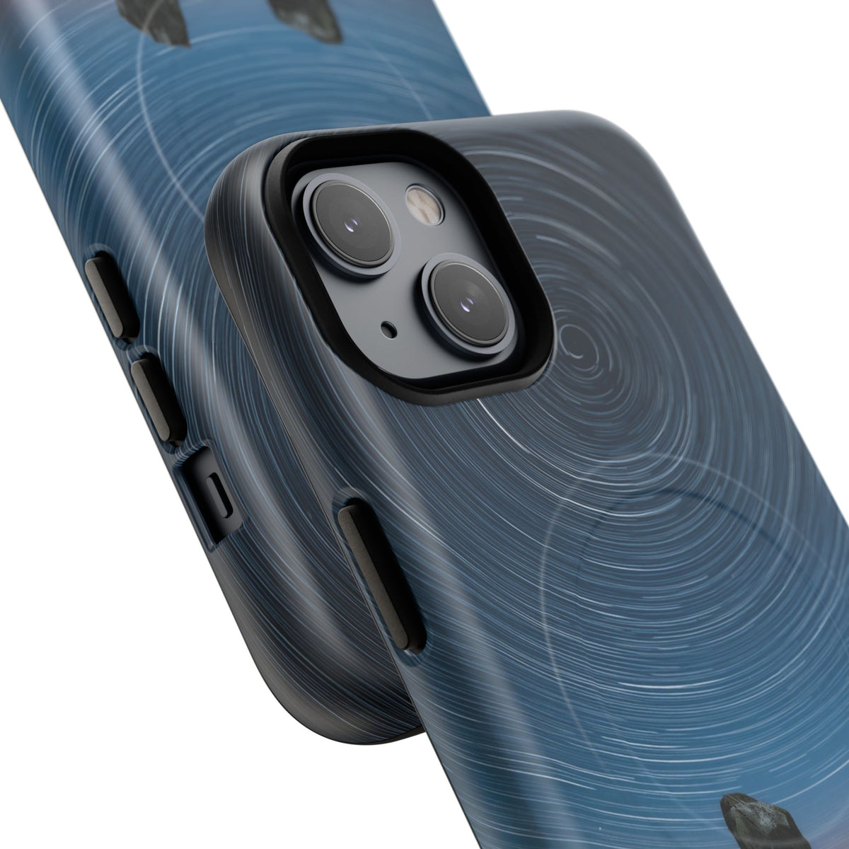 iPhone Star Trails Over Ancient Stones Premium MagSafe Case