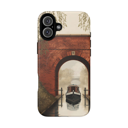Willow Canal Bridge Passage iPhone Case – Heritage Waterway Design