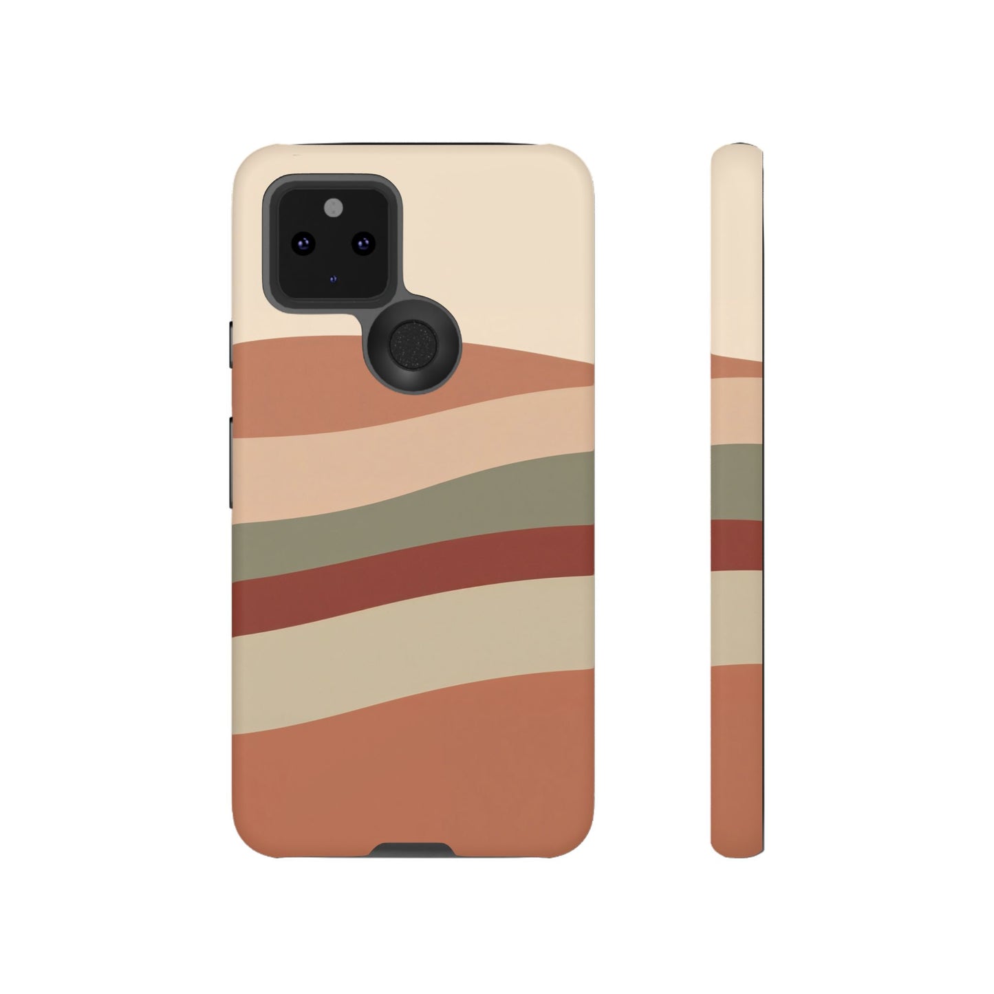 Google Pixel Case - Earthy Wave Stripe