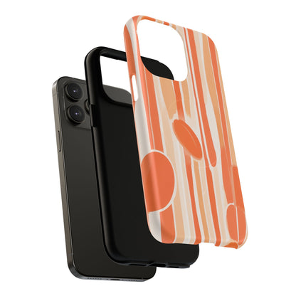 Citrus Drip Stripe iPhone Case - Premium MagSafe Protective Cover