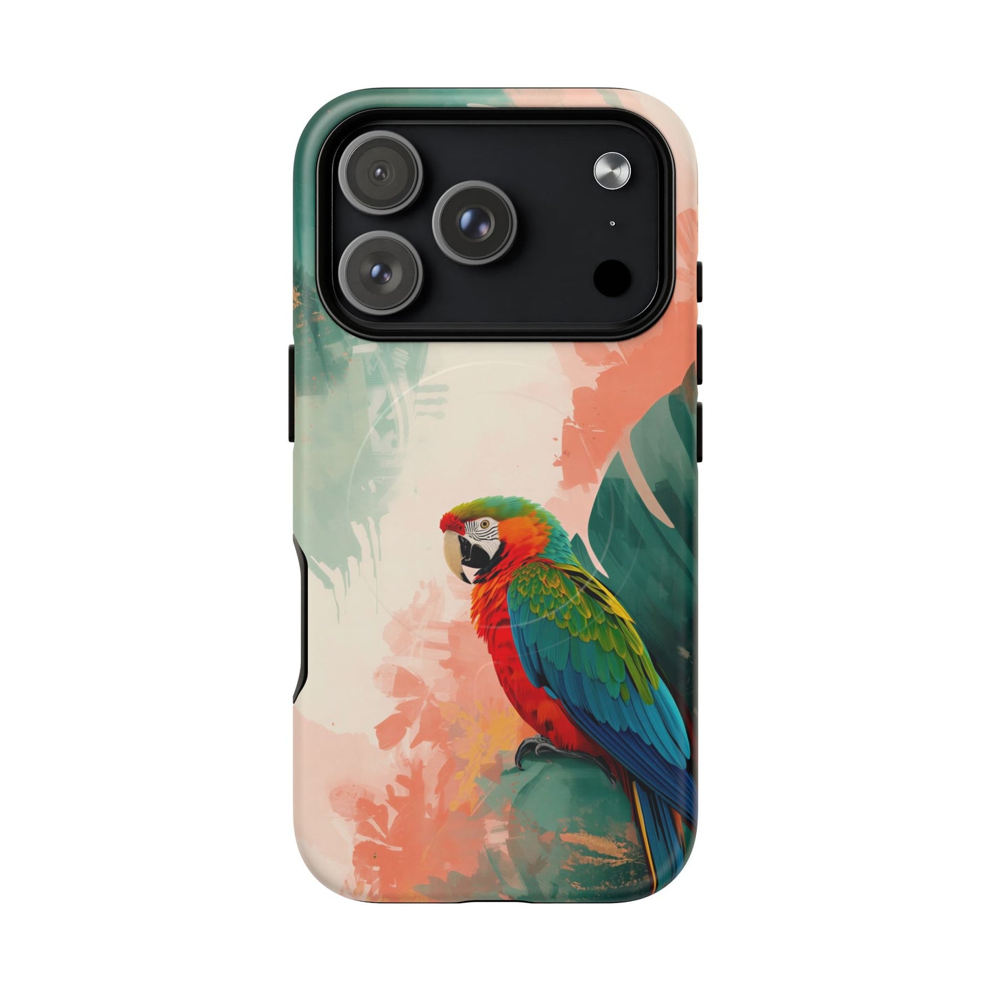 iPhone Tropical Parrot Premium MagSafe Case